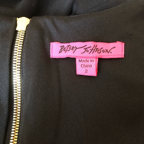 Betsey Johnson ‘Pearl studded’ little black dress - Picture 6 of 6